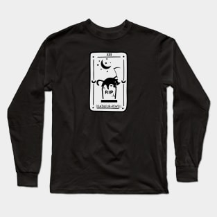 The Meowjor Arcana: Death Fur-rewell Long Sleeve T-Shirt